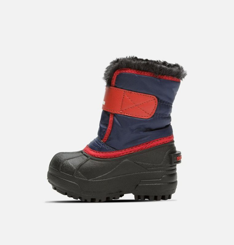 Sorel Barn Vinterkängor Marinblå/Röda - Toddler Commander™ - ZVX-348162